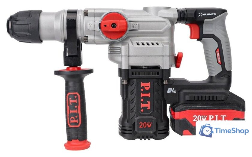 Перфоратор P.I.T. PBH20H-26A/1 (с 1-им АКБ, кейс) - Изображение №7 — Интернет-магазин Time-Shop