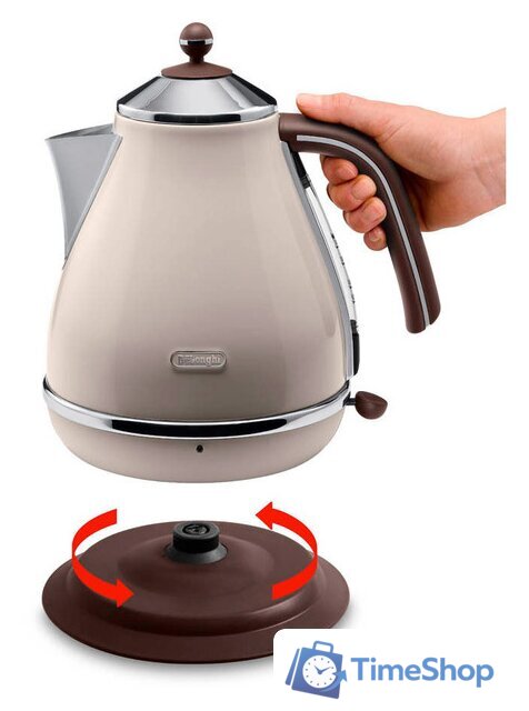 Электрический чайник DeLonghi KBOV 2001.BG - Изображение №4 — Интернет-магазин Time-Shop
