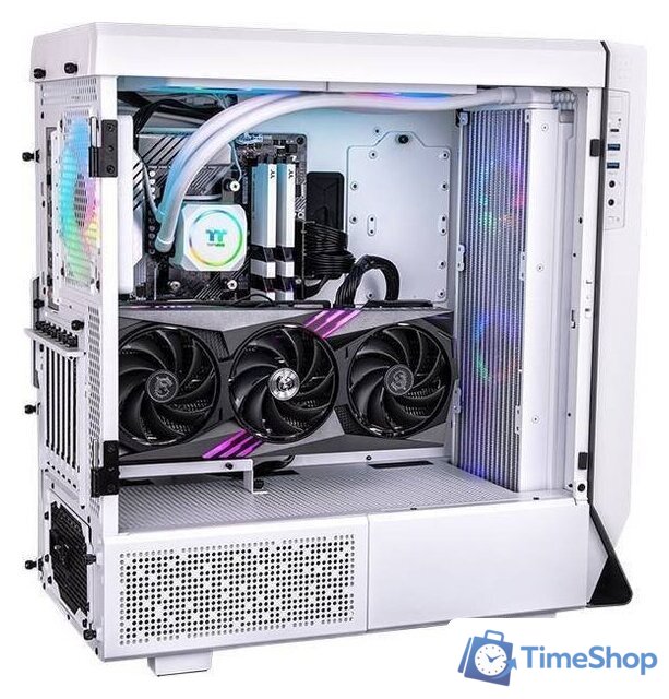 Система жидкостного охлаждения для процессора Thermaltake TH420 ARGB Snow Edition CL-W369-PL14SW-A - Изображение №4 — Интернет-магазин Time-Shop
