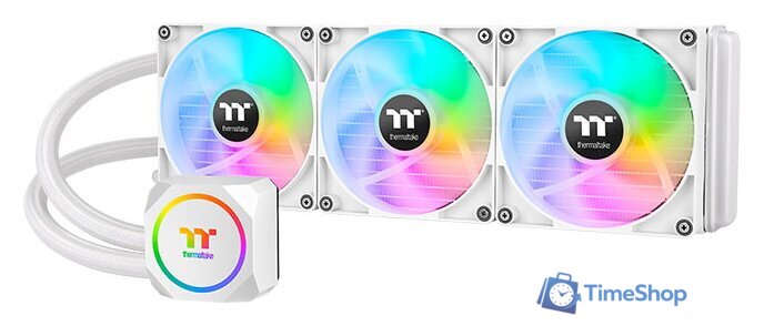 Система жидкостного охлаждения для процессора Thermaltake TH420 ARGB Snow Edition CL-W369-PL14SW-A - Изображение №1 — Интернет-магазин Time-Shop