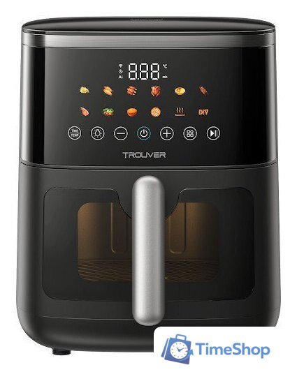 Аэрогриль (аэрофритюрница) Trouver Air Fryer FD10 Pro Max (черный) - Изображение №1 — Интернет-магазин Time-Shop