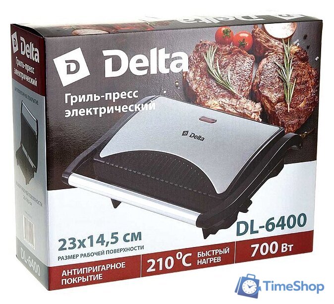 Электрогриль Delta DL-6400 - Изображение №6 — Интернет-магазин Time-Shop