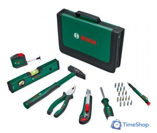 Набор домашнего мастера Bosch 1600A02BY6 (25 предметов) - Изображение №1 — Интернет-магазин Time-Shop