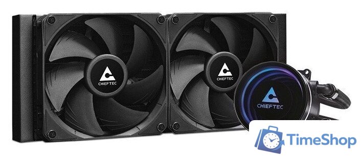 Система жидкостного охлаждения для процессора Chieftec Iceberg 240 DARK - Изображение №1 — Интернет-магазин Time-Shop