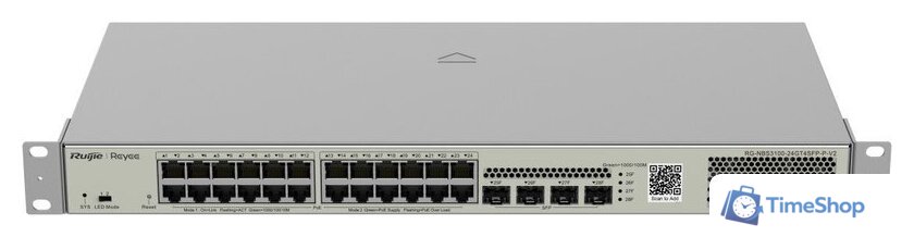 Управляемый коммутатор 2-го уровня Ruijie Networks RG-NBS3100-24GT4SFP-P-V2 - Изображение №1 — Интернет-магазин Time-Shop