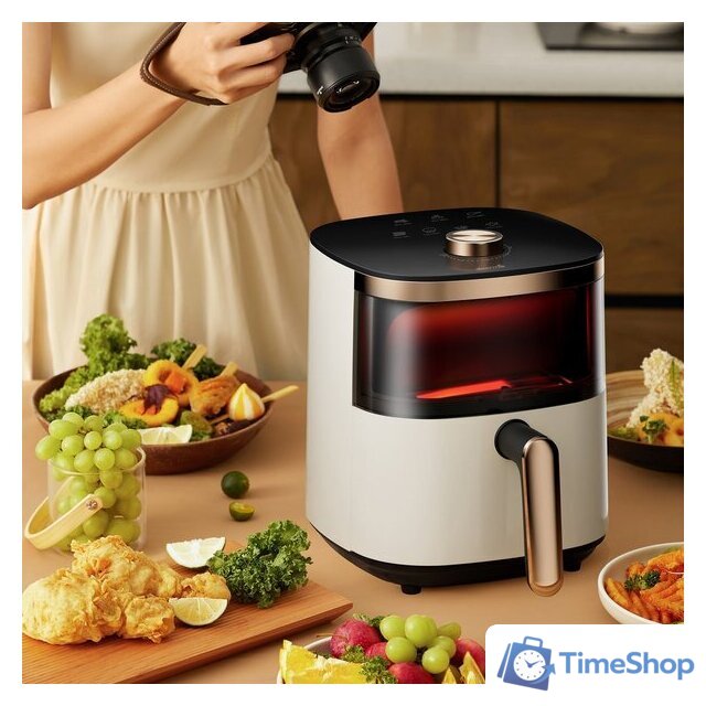 Аэрогриль (аэрофритюрница) Deerma DEM-KZ30W - Изображение №7 — Интернет-магазин Time-Shop