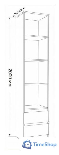 Стенка Евва Турин №2 (ясень снежный) - Изображение №10 — Интернет-магазин Time-Shop