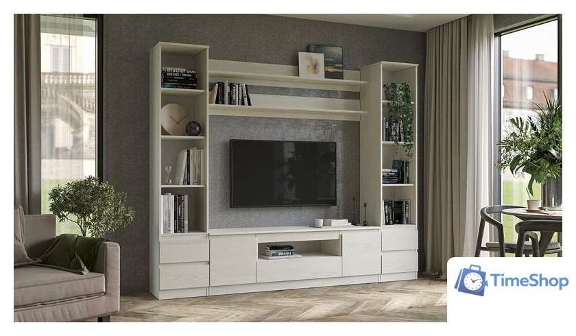 Стенка Евва Турин №2 (ясень снежный) - Изображение №7 — Интернет-магазин Time-Shop