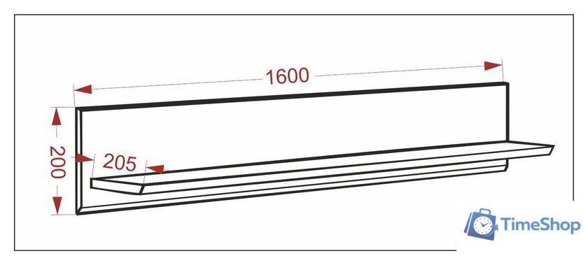 Стенка Евва Турин №2 (ясень снежный) - Изображение №8 — Интернет-магазин Time-Shop