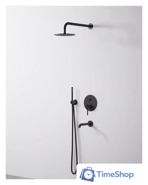 Душевая система  Rea Lungo REA-P4112 (черный) - Изображение №8 — Интернет-магазин Time-Shop