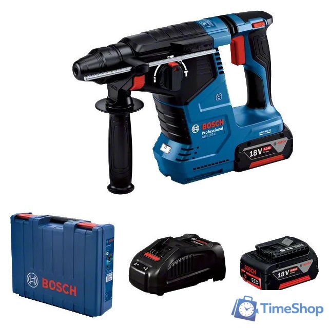 Перфоратор Bosch GBH 187-LI Professional 0611923021 (с 2-мя АКБ, кейс) - Изображение №1 — Интернет-магазин Time-Shop