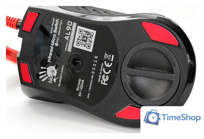 Игровая мышь A4Tech Bloody Blazing AL90 - Изображение №8 — Интернет-магазин Time-Shop