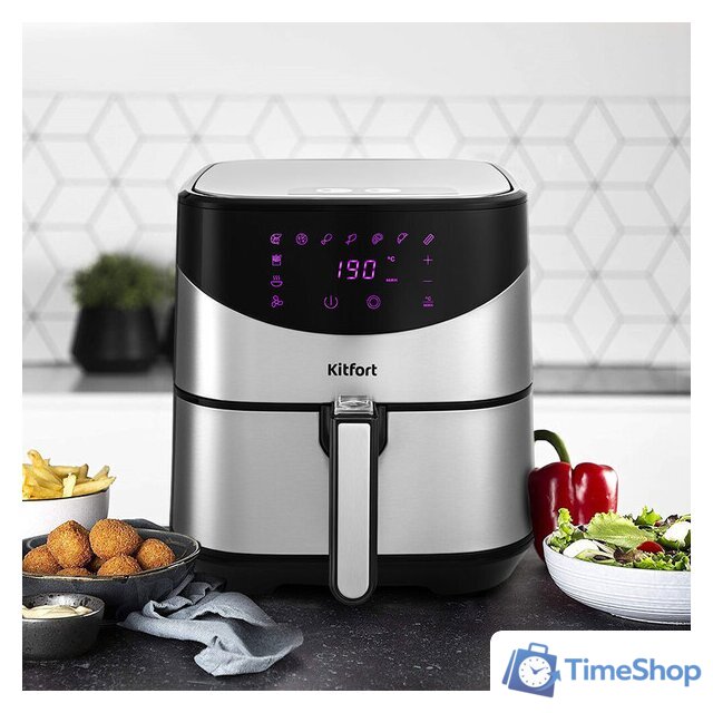 Аэрогриль (аэрофритюрница) Kitfort KT-2231 - Изображение №8 — Интернет-магазин Time-Shop
