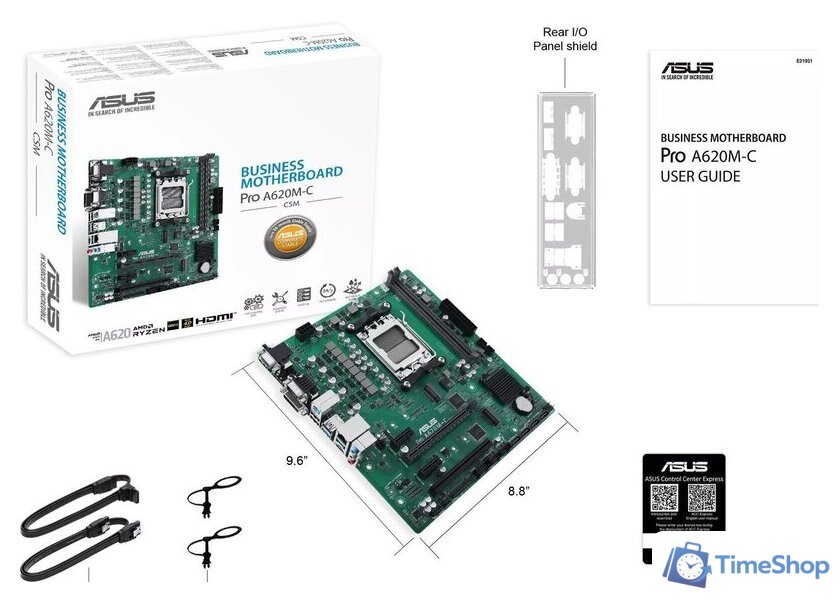 Материнская плата ASUS PRO A620M-C-CSM - Изображение №8 — Интернет-магазин Time-Shop