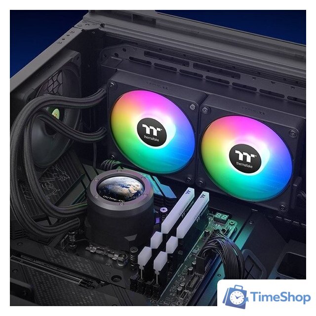 Система жидкостного охлаждения для процессора Thermaltake TH240 V2 Ultra EX ARGB CL-W414-PL12SW-A - Изображение №6 — Интернет-магазин Time-Shop