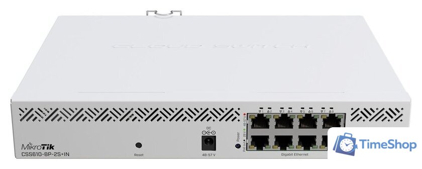 Управляемый коммутатор 2-го уровня Mikrotik CSS610-8P-2S+IN - Изображение №1 — Интернет-магазин Time-Shop