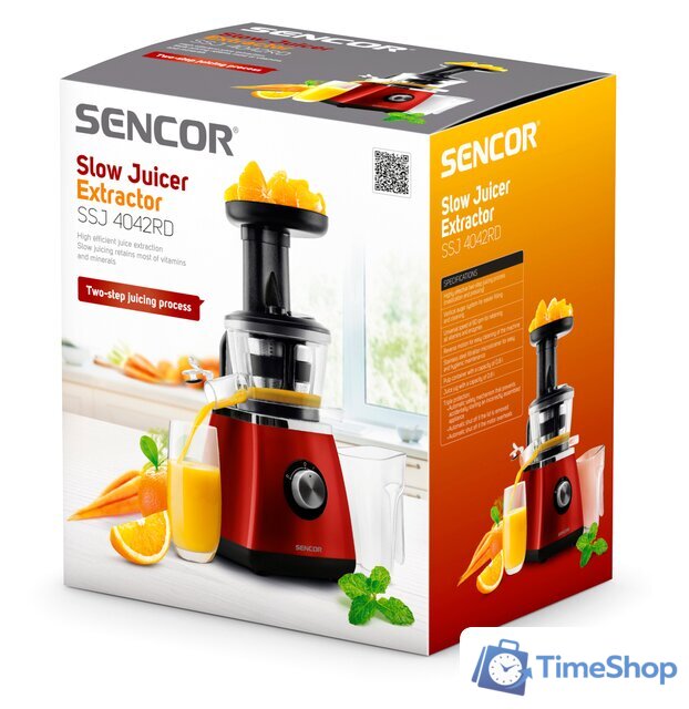 Соковыжималка Sencor SSJ 4042RD - Изображение №10 — Интернет-магазин Time-Shop