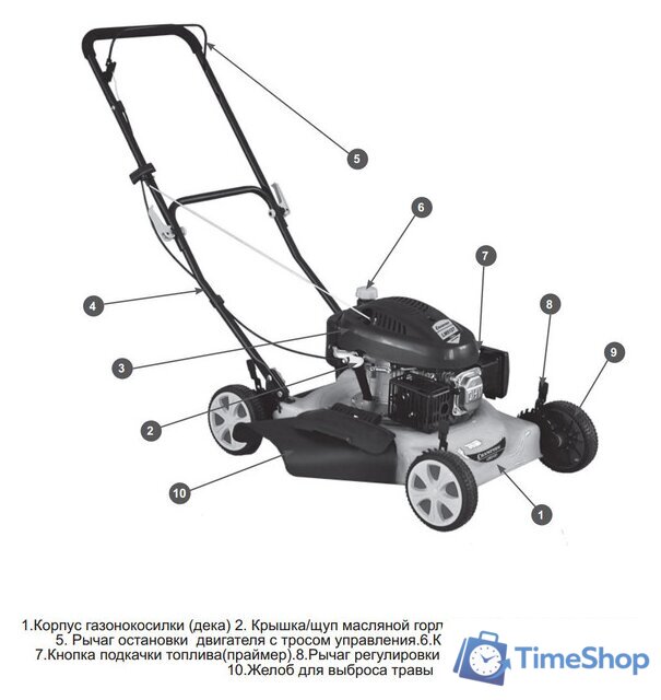 Газонокосилка Champion LM5127 - Изображение №2 — Интернет-магазин Time-Shop