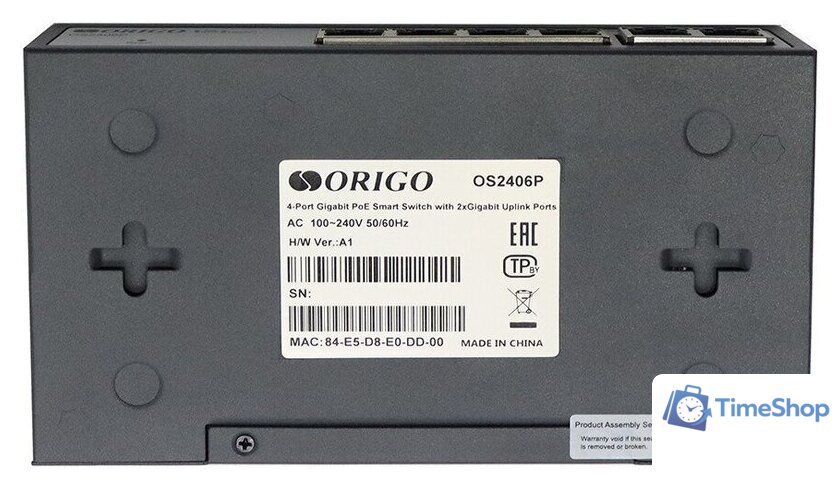 Управляемый коммутатор 2-го уровня Origo OS2406P/60W/A1A - Изображение №3 — Интернет-магазин Time-Shop