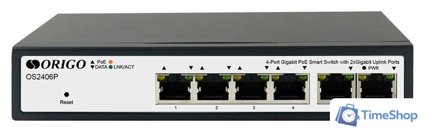 Управляемый коммутатор 2-го уровня Origo OS2406P/60W/A1A - Изображение №1 — Интернет-магазин Time-Shop