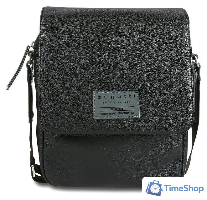 Мужская сумка Bugatti Moto D 49836201 (черный) - Изображение №2 — Интернет-магазин Time-Shop