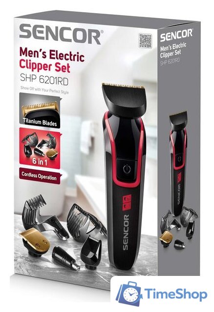 Универсальный триммер Sencor SHP 6201RD - Изображение №14 — Интернет-магазин Time-Shop