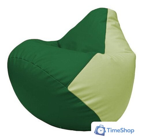 Кресло-мешок Flagman Груша Макси XXL Г2.3-04010 (светло-салатовый/зеленый) - Изображение №1 — Интернет-магазин Time-Shop