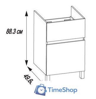  Акватон Тумба под умывальник Лайн 1A232201LF010 - Изображение №10 — Интернет-магазин Time-Shop