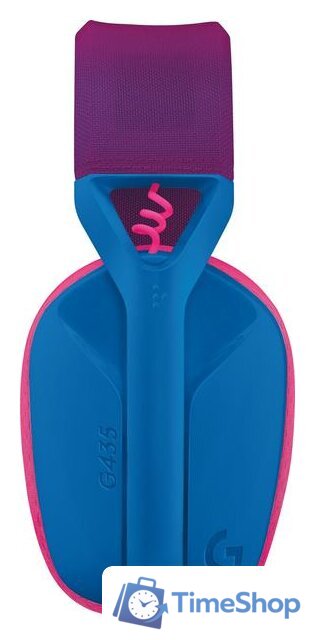Наушники Logitech G435 Lightspeed (синий/малиновый) - Изображение №3 — Интернет-магазин Time-Shop