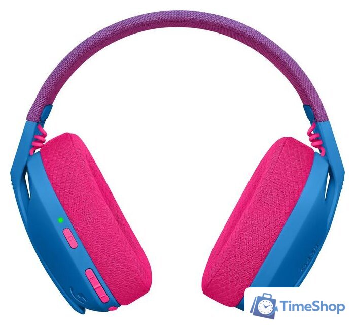 Наушники Logitech G435 Lightspeed (синий/малиновый) - Изображение №2 — Интернет-магазин Time-Shop