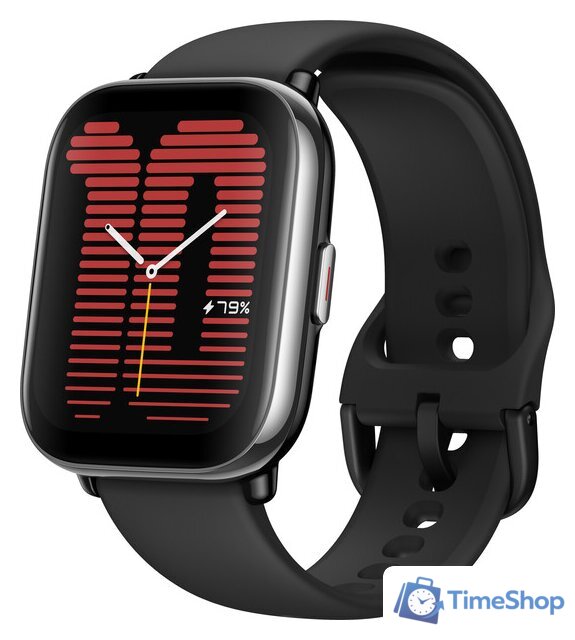 Умные часы Amazfit Active (полночный черный) - Изображение №1 — Интернет-магазин Time-Shop