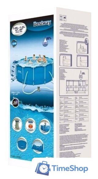 Каркасный бассейн Bestway 13898 BW (366x122) - Изображение №6 — Интернет-магазин Time-Shop