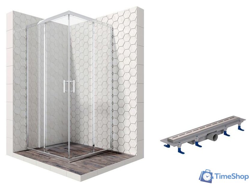 Душевой уголок Ambassador Set 14011103-ST8 - Изображение №1 — Интернет-магазин Time-Shop