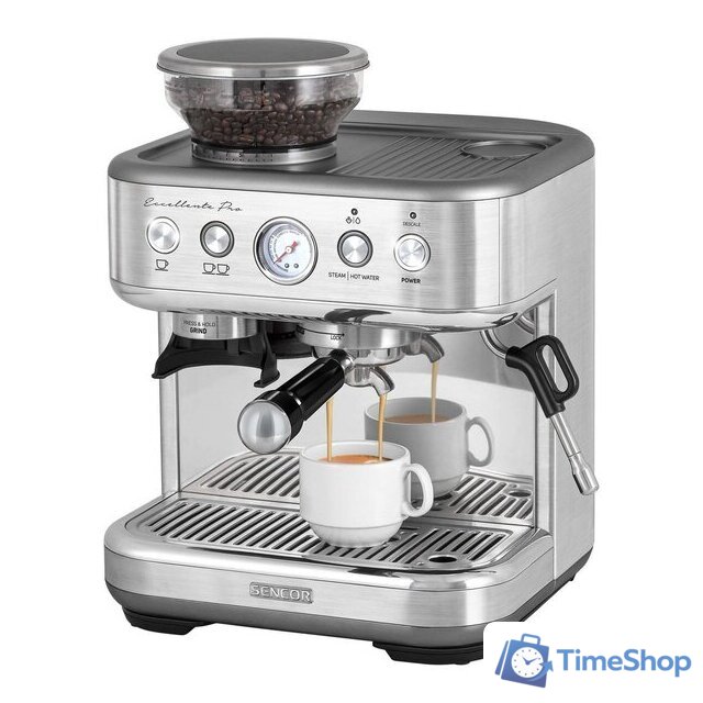 Рожковая кофеварка Sencor SES 6010SS - Изображение №1 — Интернет-магазин Time-Shop