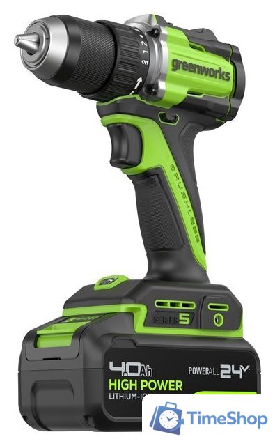 Дрель-шуруповерт Greenworks DD560 3708407CUB (с 1-им АКБ) - Изображение №3 — Интернет-магазин Time-Shop
