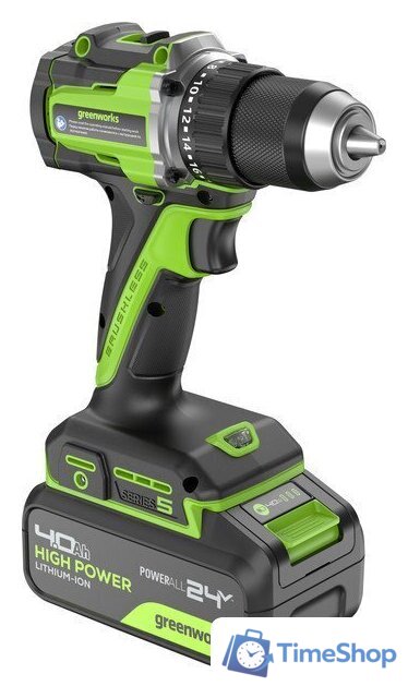 Дрель-шуруповерт Greenworks DD560 3708407CUB (с 1-им АКБ) - Изображение №12 — Интернет-магазин Time-Shop