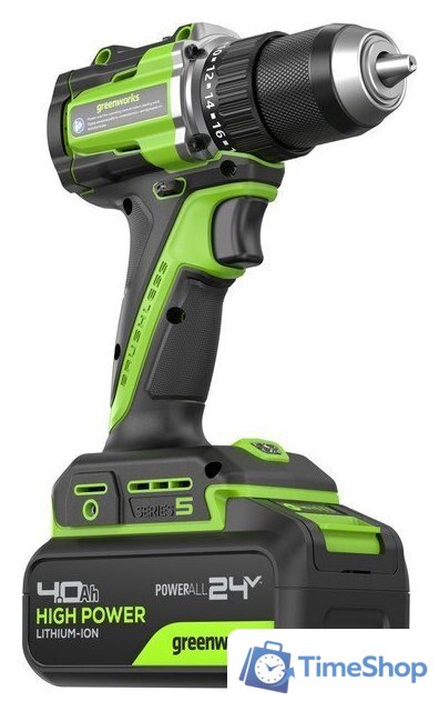 Дрель-шуруповерт Greenworks DD560 3708407CUB (с 1-им АКБ) - Изображение №6 — Интернет-магазин Time-Shop