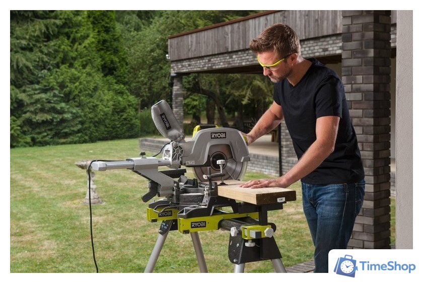 Торцовочная пила Ryobi EMS305RG - Изображение №6 — Интернет-магазин Time-Shop