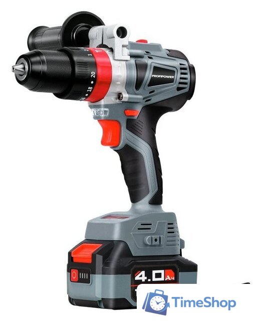 Ударная дрель-шуруповерт Profipower MKDHP-18V (с 2-мя АКБ, кейс) - Изображение №1 — Интернет-магазин Time-Shop
