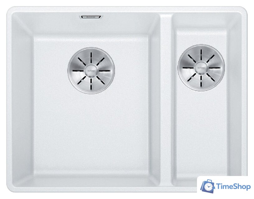 Кухонная мойка Blanco Subline 340/160-F (белый) - Изображение №1 — Интернет-магазин Time-Shop