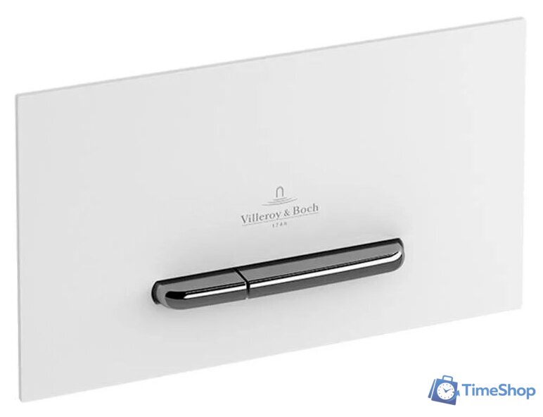 Панель смыва Villeroy & Boch ViConnect 92216168 (белый/хром) - Изображение №1 — Интернет-магазин Time-Shop