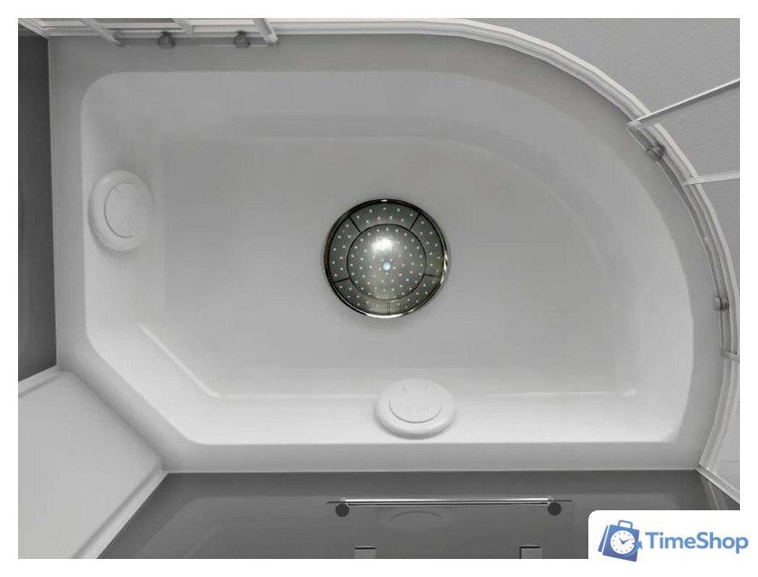 Душевая кабина Oda 8037BTL (черный/тонированное стекло) - Изображение №3 — Интернет-магазин Time-Shop