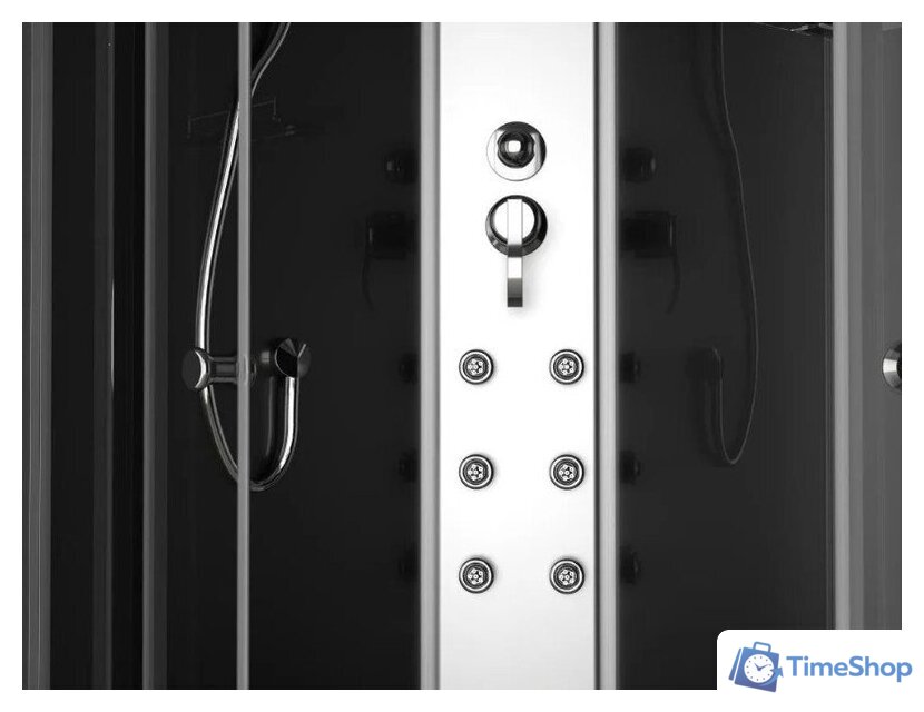 Душевая кабина Oda 8037BTL (черный/тонированное стекло) - Изображение №6 — Интернет-магазин Time-Shop