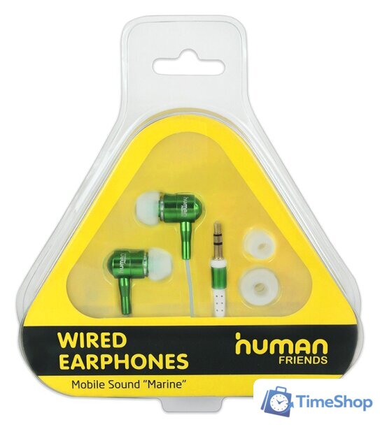 Наушники Human Friends Marine (зеленый) - Изображение №2 — Интернет-магазин Time-Shop