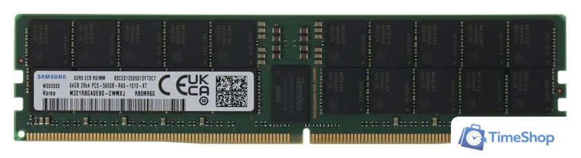 Оперативная память Samsung 64ГБ DDR5 5600 МГц M321R8GA0EB0-CWM - Изображение №1 — Интернет-магазин Time-Shop
