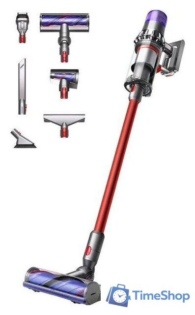 Пылесос Dyson V11 Extra SV28 (никель/красный) - Изображение №1 — Интернет-магазин Time-Shop