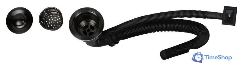 Кухонная мойка MARRBAXX B5050-R Decor (черный/графит) - Изображение №7 — Интернет-магазин Time-Shop