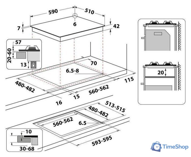 Варочная панель Whirlpool AKTL 629/NB - Изображение №5 — Интернет-магазин Time-Shop