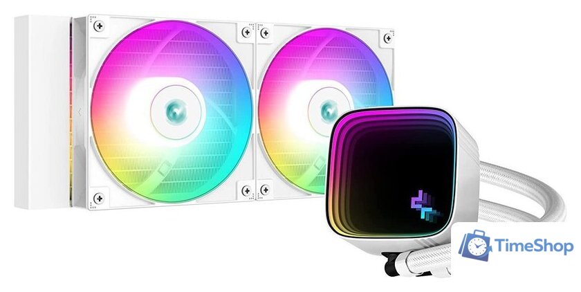 Система жидкостного охлаждения для процессора DeepCool LS520 SE WH R-LS520-WHAMMM-G-1 - Изображение №1 — Интернет-магазин Time-Shop