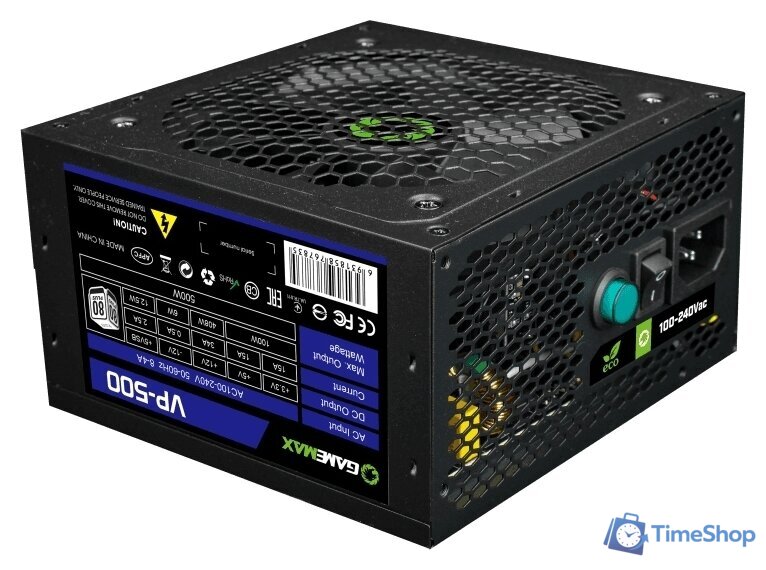 Блок питания GameMax VP-500 - Изображение №1 — Интернет-магазин Time-Shop
